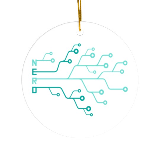 Logic Gates Nerd Ceramic Ornaments