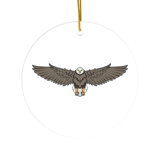 Bald Eagle Flying Cool Eagle Lovers Ceramic Ornaments