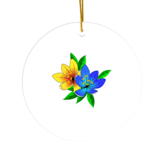 Lily flowers planting garden Ceramic Ornaments