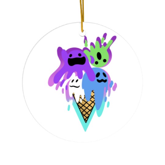 Ice Scream Parodi Ceramic Ornaments