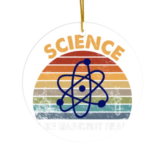 Science Like Magic But Real Ceramic Ornaments