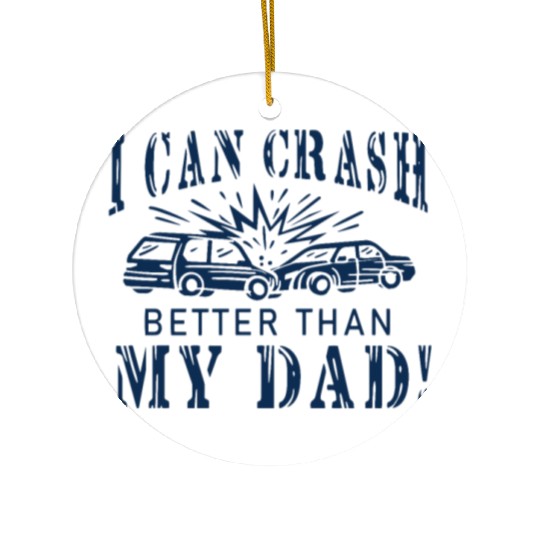 Demolition Derby Demo Derby Dirt Track Gift Idea Ceramic Ornaments