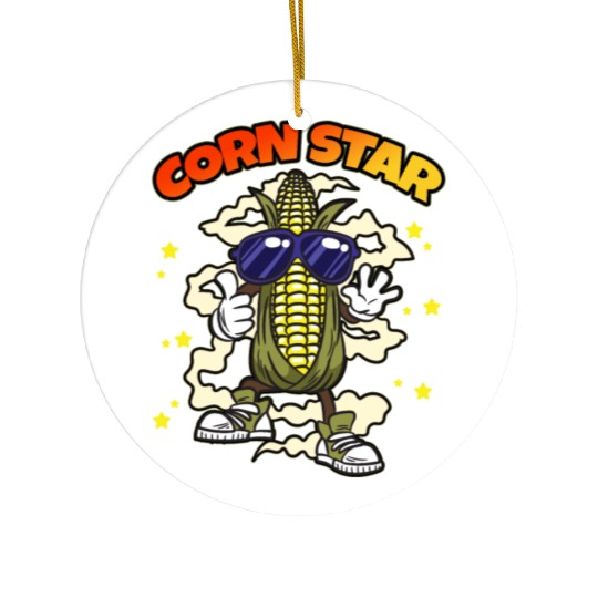 Corn Star Ceramic Ornaments