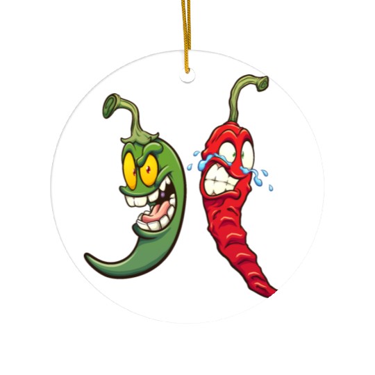 Chili pepper Ceramic Ornaments