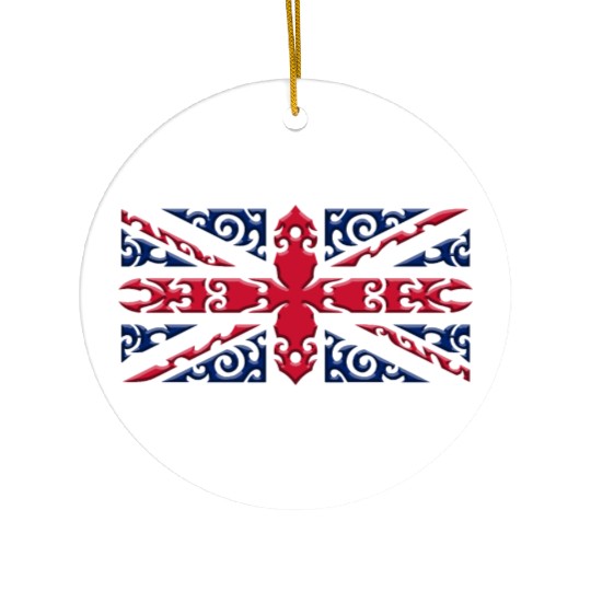 Union Jack British Flag Ornamental Style Ceramic Ornaments