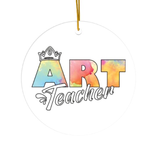 Art Teacher Teaching Student Arts Class Gifts Ceramic Ornaments