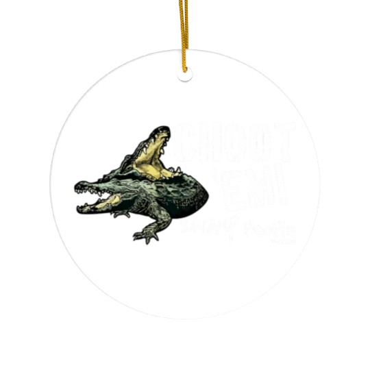 Swamp People Choot Em birthday christmas gift Ceramic Ornaments