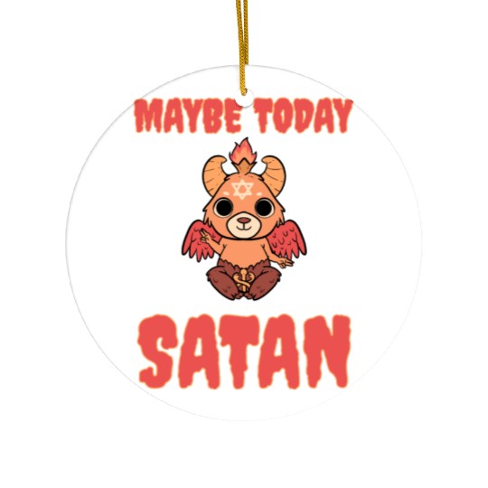 Baphomet Maybe Today Satan Ceramic Ornaments