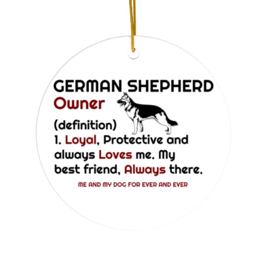 German Shepherd, German Shepherd owner, GSD Ceramic Ornaments