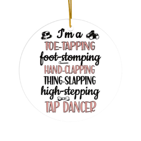 Tap Dance Gifts Tap Dancing Lover Dance Teacher Ceramic Ornaments
