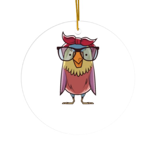 Bird Nerd Ceramic Ornaments