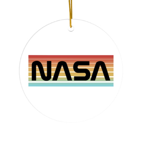 NASA Vintage Style Ceramic Ornaments