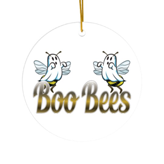 Boo Bees funny ambiguous gift Ceramic Ornaments