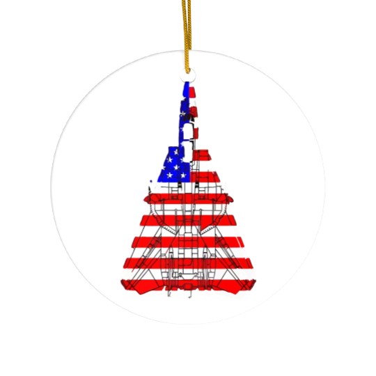 United States F 14 Tomcat Flag Ceramic Ornaments