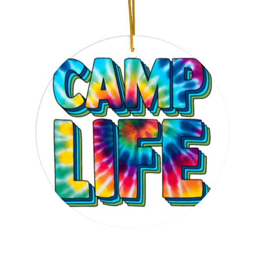 camp life,SUMMER Camp, fall camp,boy scouts,trekki Ceramic Ornaments