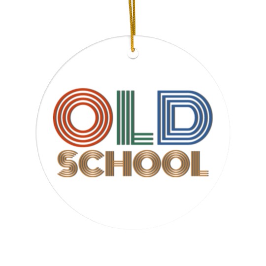 OLD SCHOOL Ceramic Ornaments