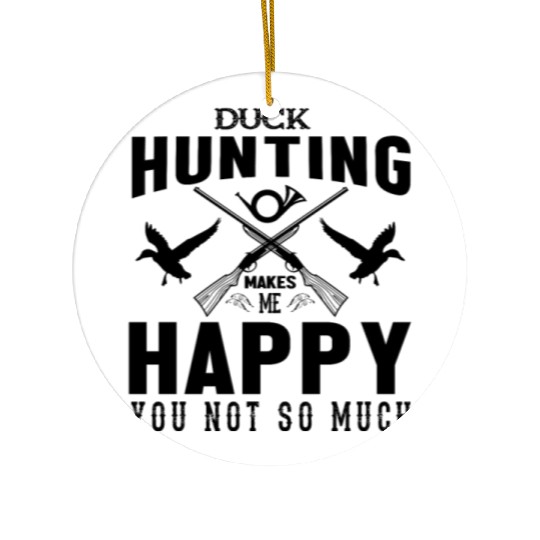 Duck hunting Ceramic Ornaments