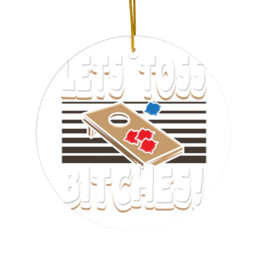 Cornhole player, Cornhole lover, Game Sport Gift Ceramic Ornaments