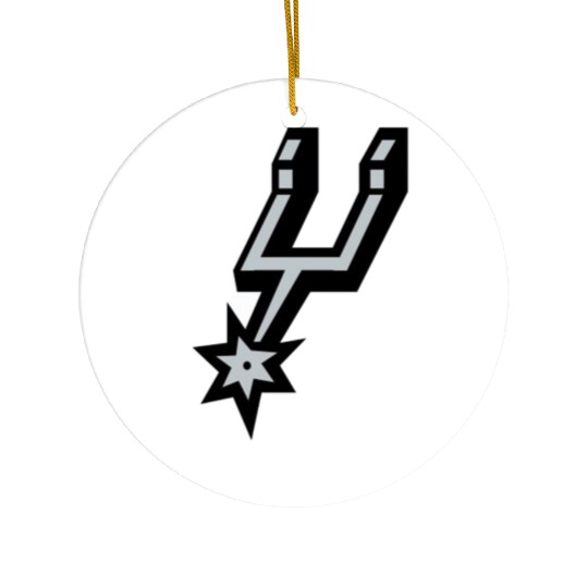 San Antonio Spurs Logo Ceramic Ornaments