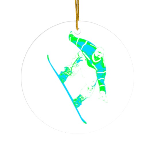 Snowboard Snowboarding Snowboarder Ceramic Ornaments