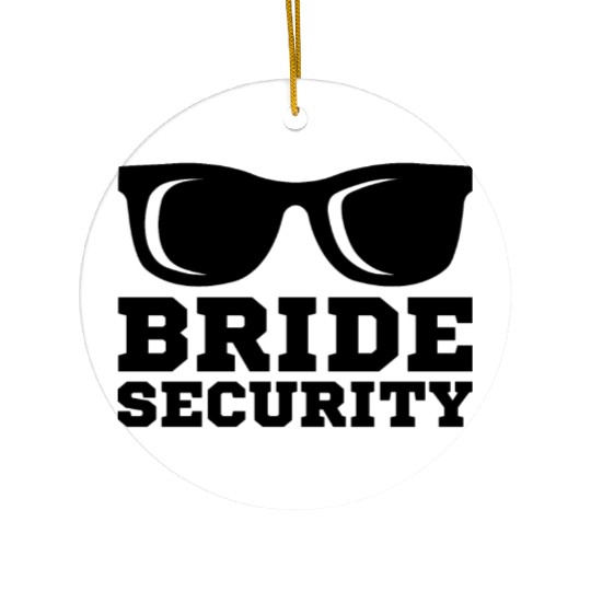 Bachelorette Party Wedding Bridesmaid Bride Ceramic Ornaments