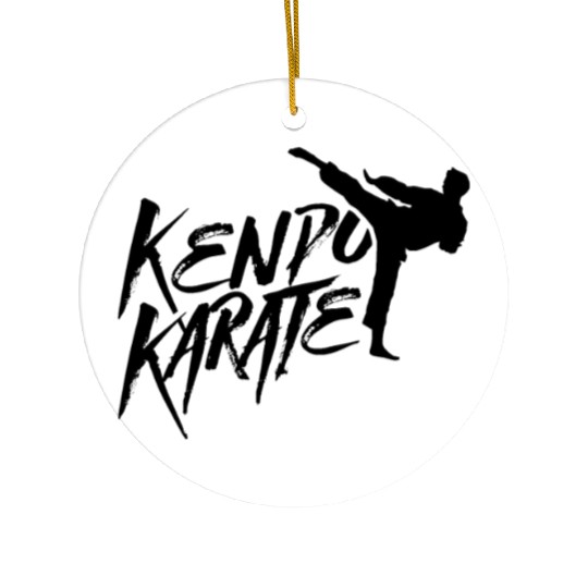 Kenpo Karate Martial Arts Fighter Coach Ceramic Ornaments