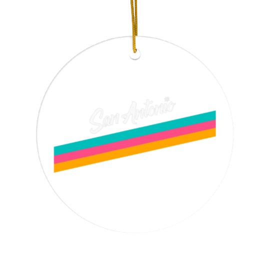 San Antonio Spurs Logo Ceramic Ornaments