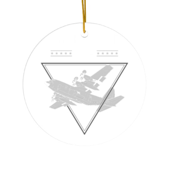 C 130 Hercules US Airborne Fighter Pilot Ceramic Ornaments