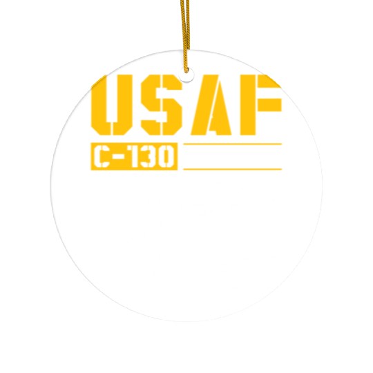 C 130 Hercules US Airborne Fighter Pilot Ceramic Ornaments