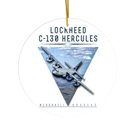 Lockheed C 130 Hercules Ceramic Ornaments
