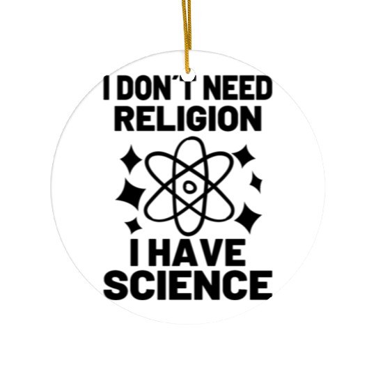 Atheist Atheism Ceramic Ornaments