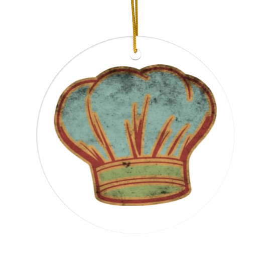 Chef hat Ceramic Ornaments