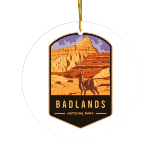 Badlands National Park Ceramic Ornaments