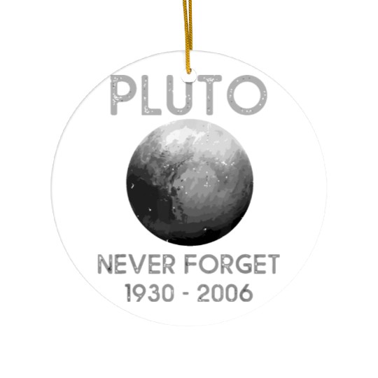Pluto Never Forget Ceramic Ornaments
