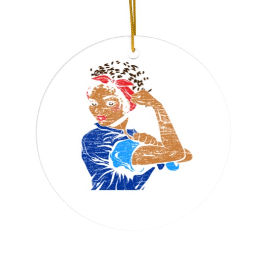 Haiti Girl Caribbean Ceramic Ornaments