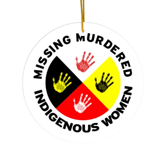 Missing Murdered Indigenous Women Ceramic Ornaments