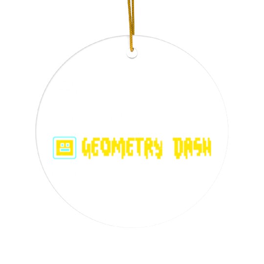 Eat sleep geometry dash repeat retro Jumper Repeat Ceramic Ornaments