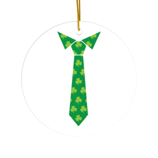 Shamrock - Tie Ceramic Ornaments