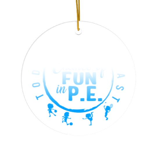 Physical Education Teacher Ceramic Ornaments, Today's