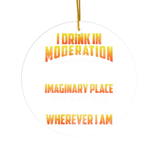 Alcohol Partying Vodka Disco Ceramic Ornaments