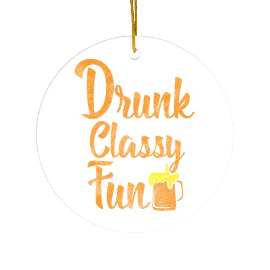 Partying Fun Vodka Bachelor Ceramic Ornaments