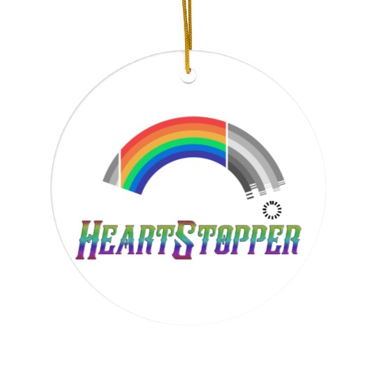 Heartstopper Rainbow LBGTQIA+ Loading Ceramic Ornaments