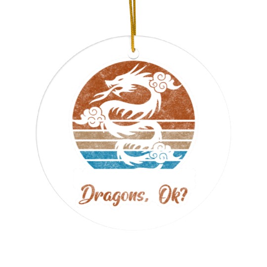Dragon Ice Chinese Dragon Ceramic Ornaments