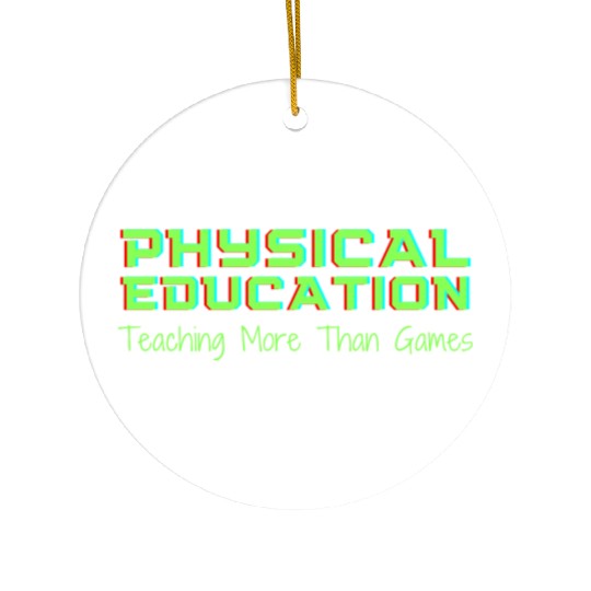 Physical Education Phys Ed Teacher Ceramic Ornaments