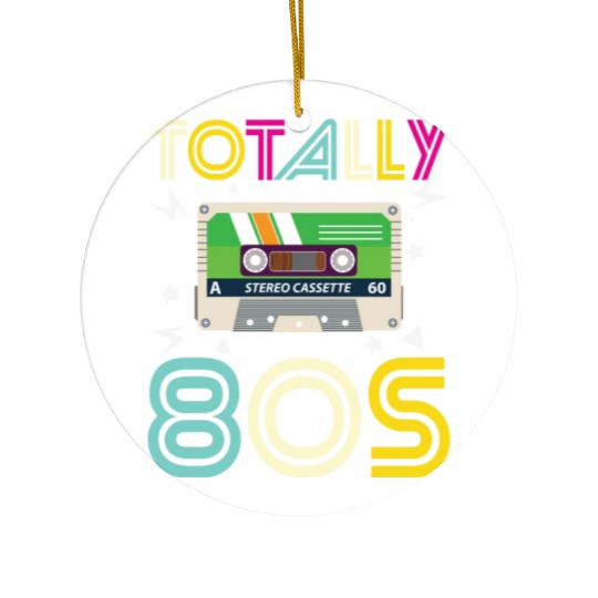 Totally 80s Retro Music Cassette Tape Ceramic Ornaments