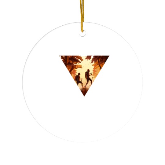 Forest Camping Wilderness Ceramic Ornaments