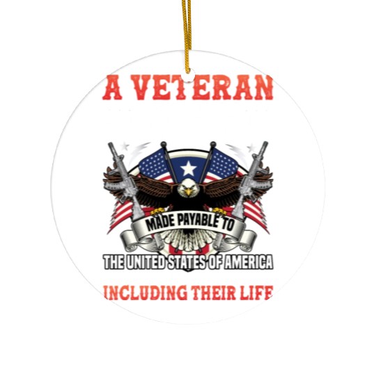 Veterans day celebration. Thank you veterans Ceramic Ornaments