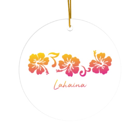 Lahaina Maui Hawaii Ceramic Ornaments