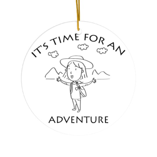 It's time for an adventure - Rock Climbing Ceramic Ornaments
