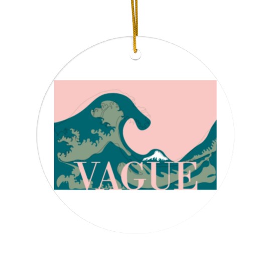 La Grande Vague - The Great Wave Ceramic Ornaments